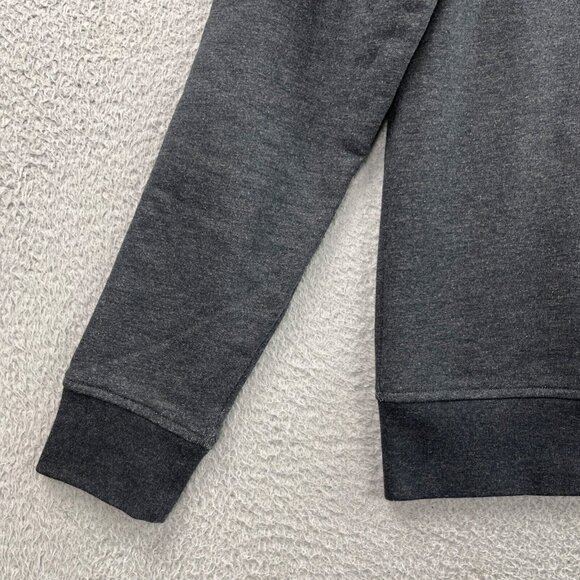 Revtown 1/4 Zip Sweatshirt Mens Medium Gray Mock Neck Fleece Comfort Minimalist - Picture 4 of 16